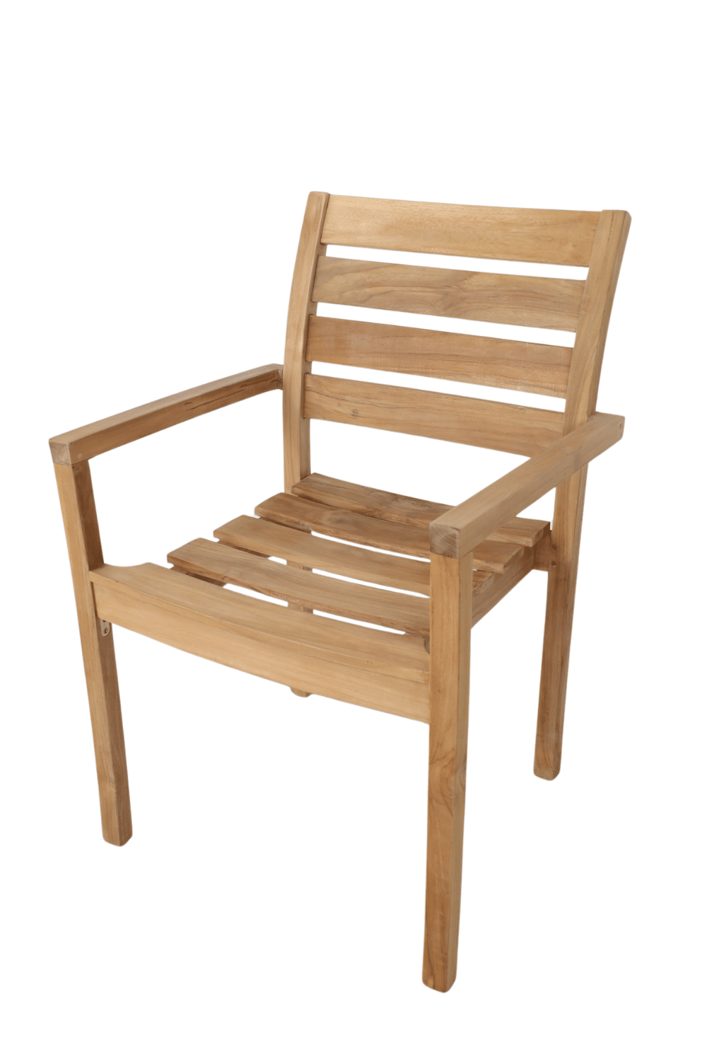 Teakhouten tuin stoel met armleuning