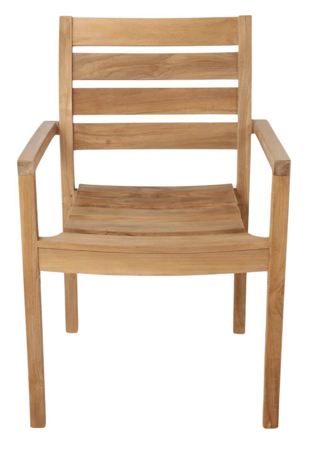 Teakhouten tuin stoel met armleuning