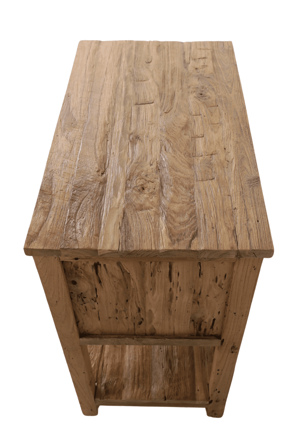 ruw robust badkamermeubel 80 cm teak hout