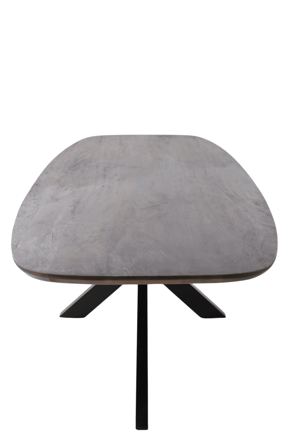 Deens ovale walnoot bruine kleurige eettafel mango hout 220 cm Deens ovale walnoot bruine kleurige eettafel mango hout 220 cm