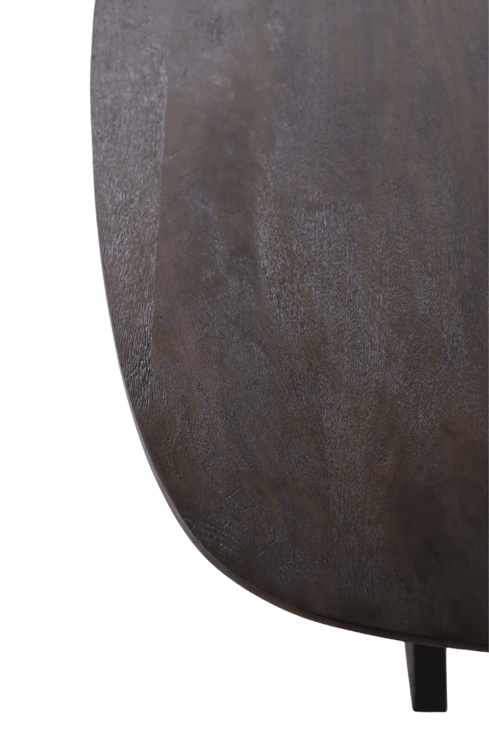 Deens ovale walnoot bruine kleurige eettafel mango hout 220 cm Deens ovale walnoot bruine kleurige eettafel mango hout 220 cm
