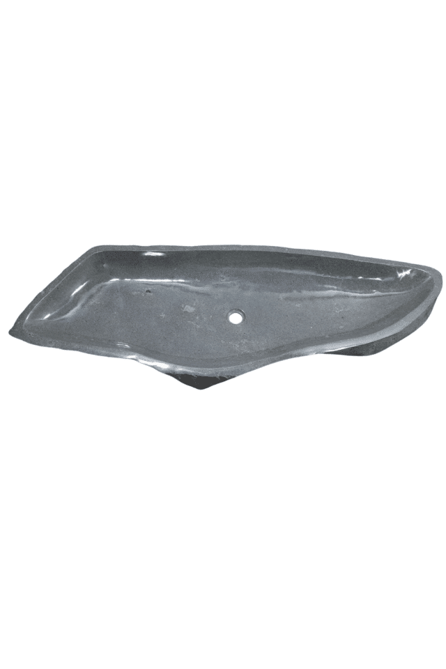 dubbele Natuurstenen rivierkei wasbak 120x45x10 cm RXXL