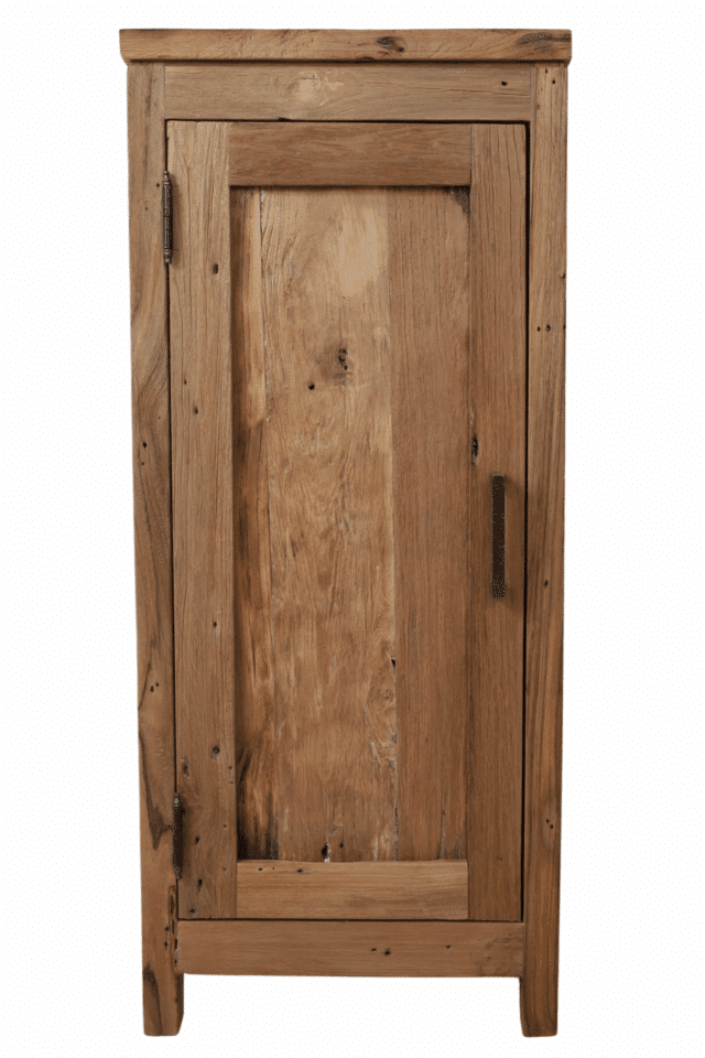 Toiletkastje grof teakhout full wood 36x20x85 cm