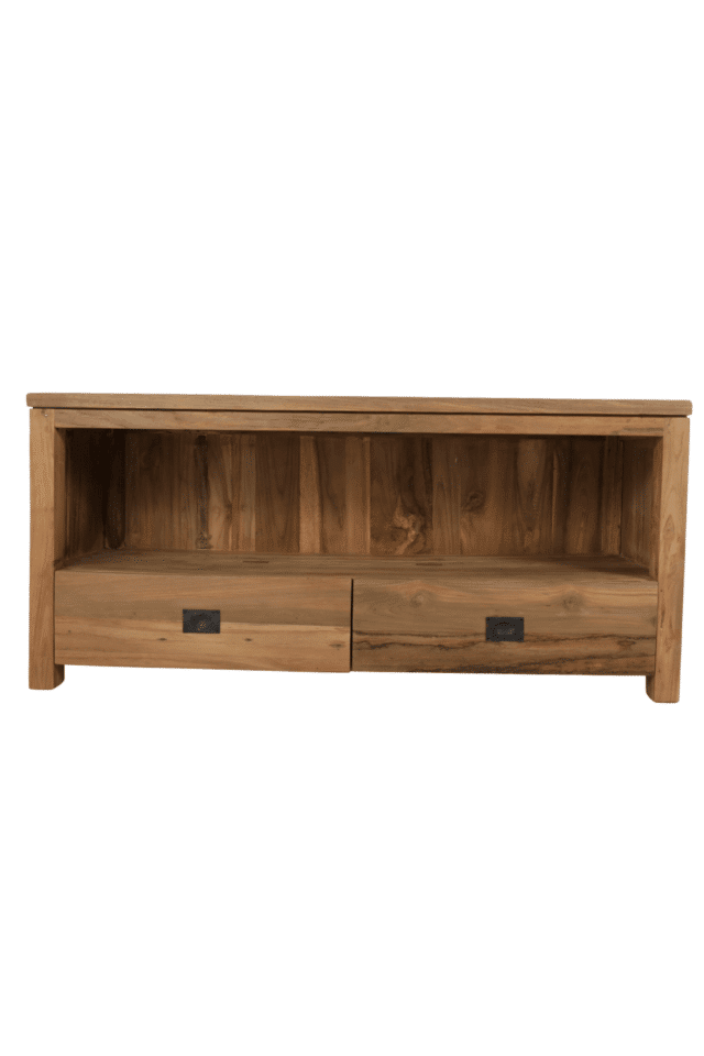 goedkoop teak houten tv meubel klein