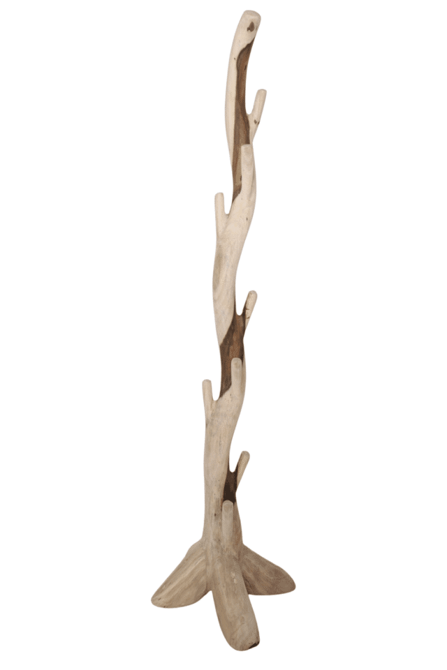 Staande Suar houten kapstok 60x195 cm