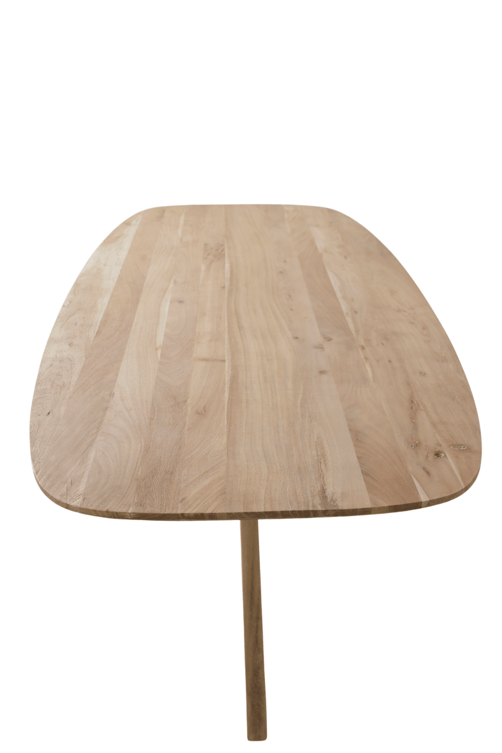 Acacia houten deens ovale eettafel 200x100x3,5 cm