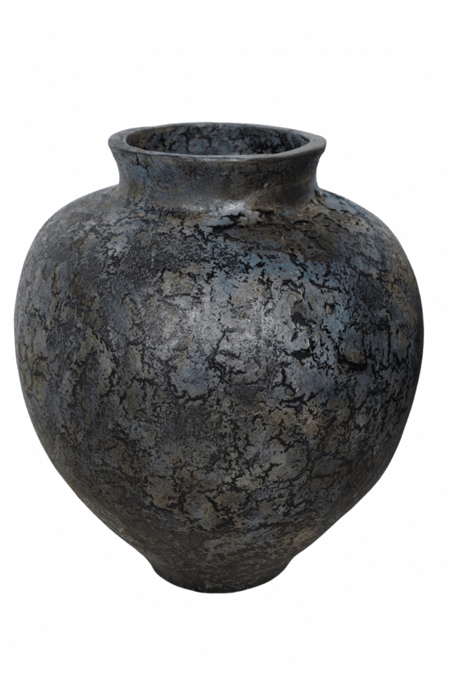 Grote blauwe kruikpot 55x70 cm