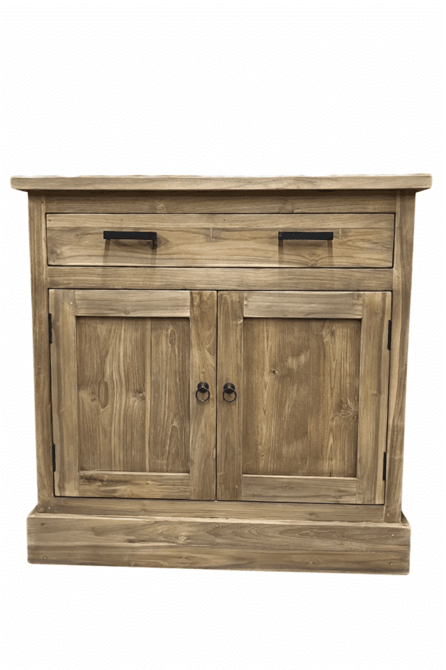 Gangkastje, ondiep dressoir Sd 90x38x90 cm teak hout