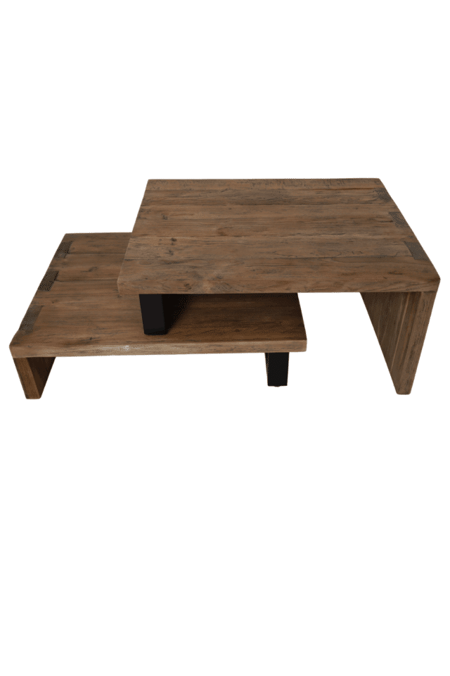 Salontafel uittrekbaar 80x65x20-40 cm