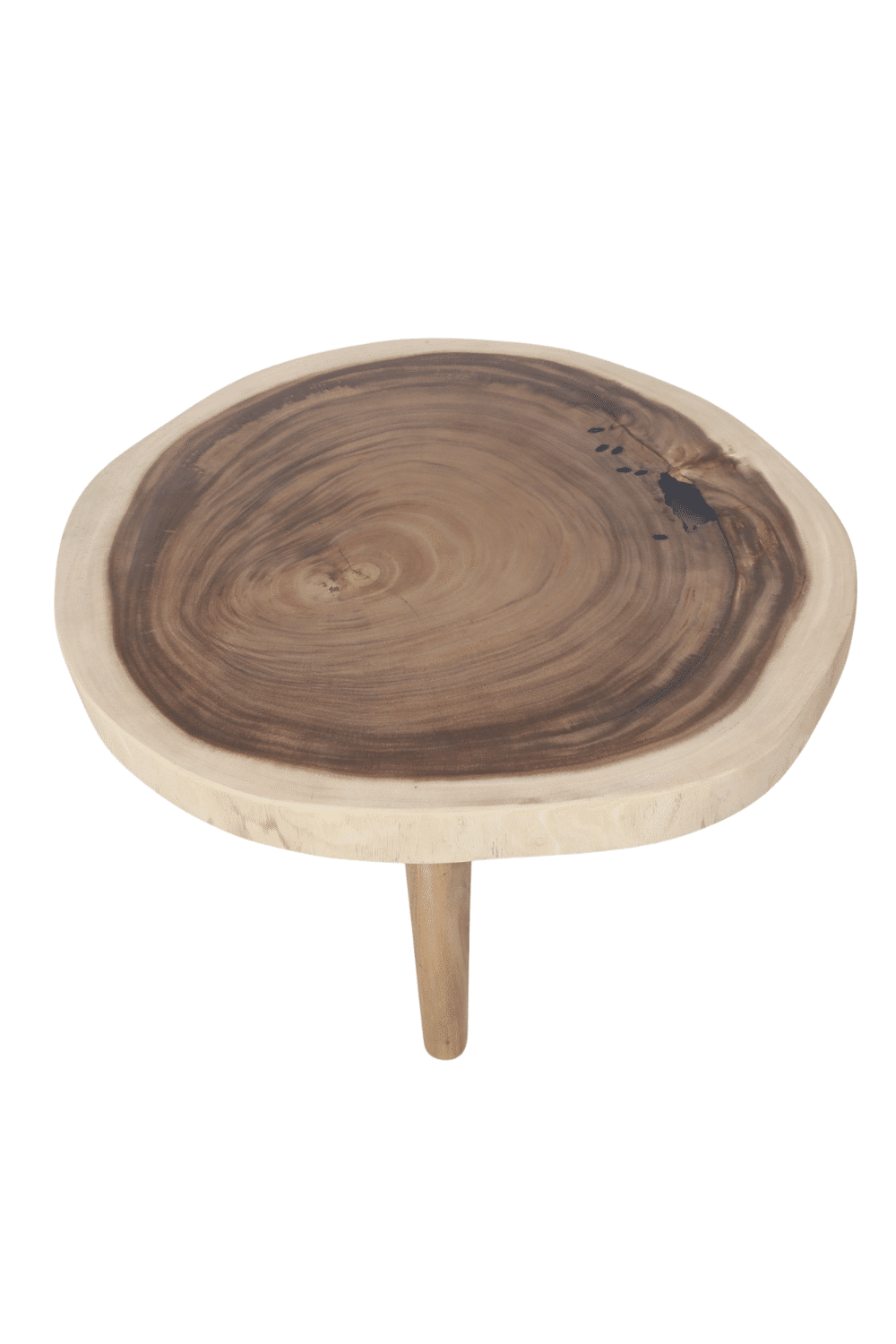 Boomstam schijf salontafel Suar ronde salontafeltjes 80 cm