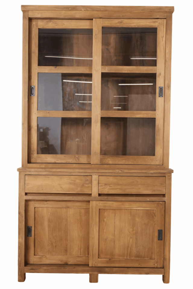 vitrinekast 122x51x221 cm