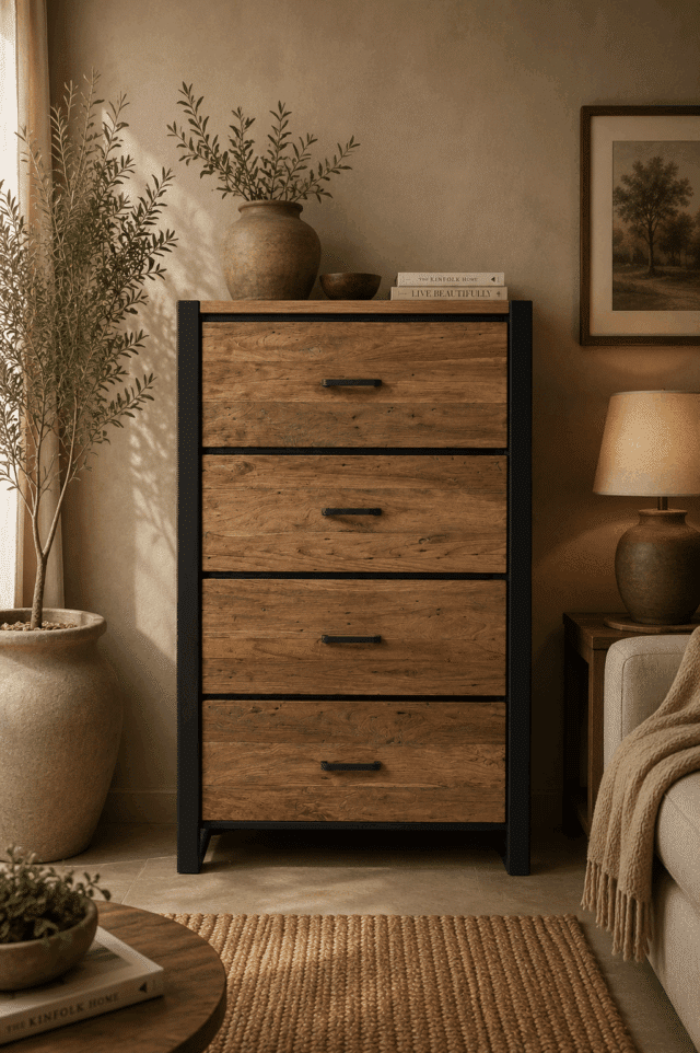 Ladekast-teak-hout-met-metaal-erosie-60x40x111-cm4-640x960