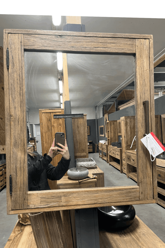 Spiegelkast rustiek 60cm