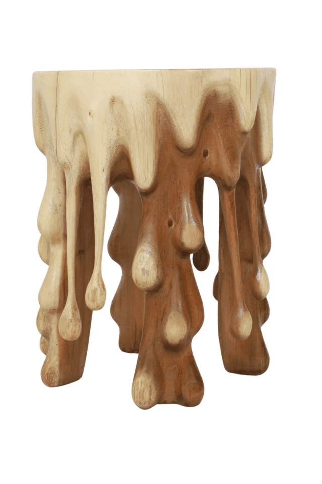 Nr 1 krukjebijzettafel suar druppelkaars 35x35x46 cm