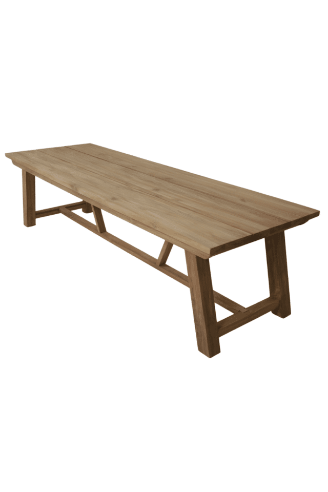 Teak houten tuintafel kees 300x100x79 cm