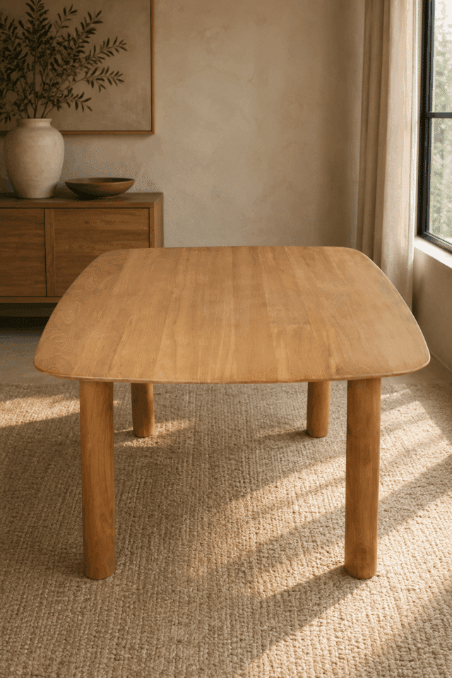teak-houten-4-persoons-eettafel-vierkant-deens-ovaal-120x120x79-cm